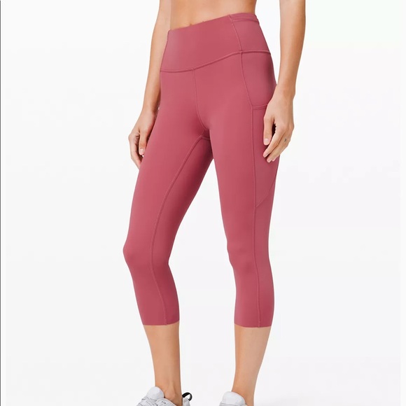 Lululemon Fast and Free Crop II Running Pant - Picture 1 of 7